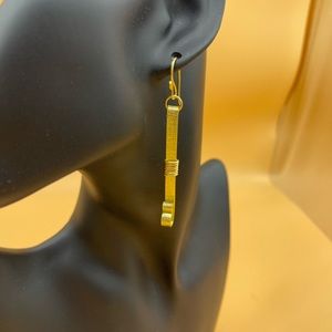 Handcrafted aluminum earrings